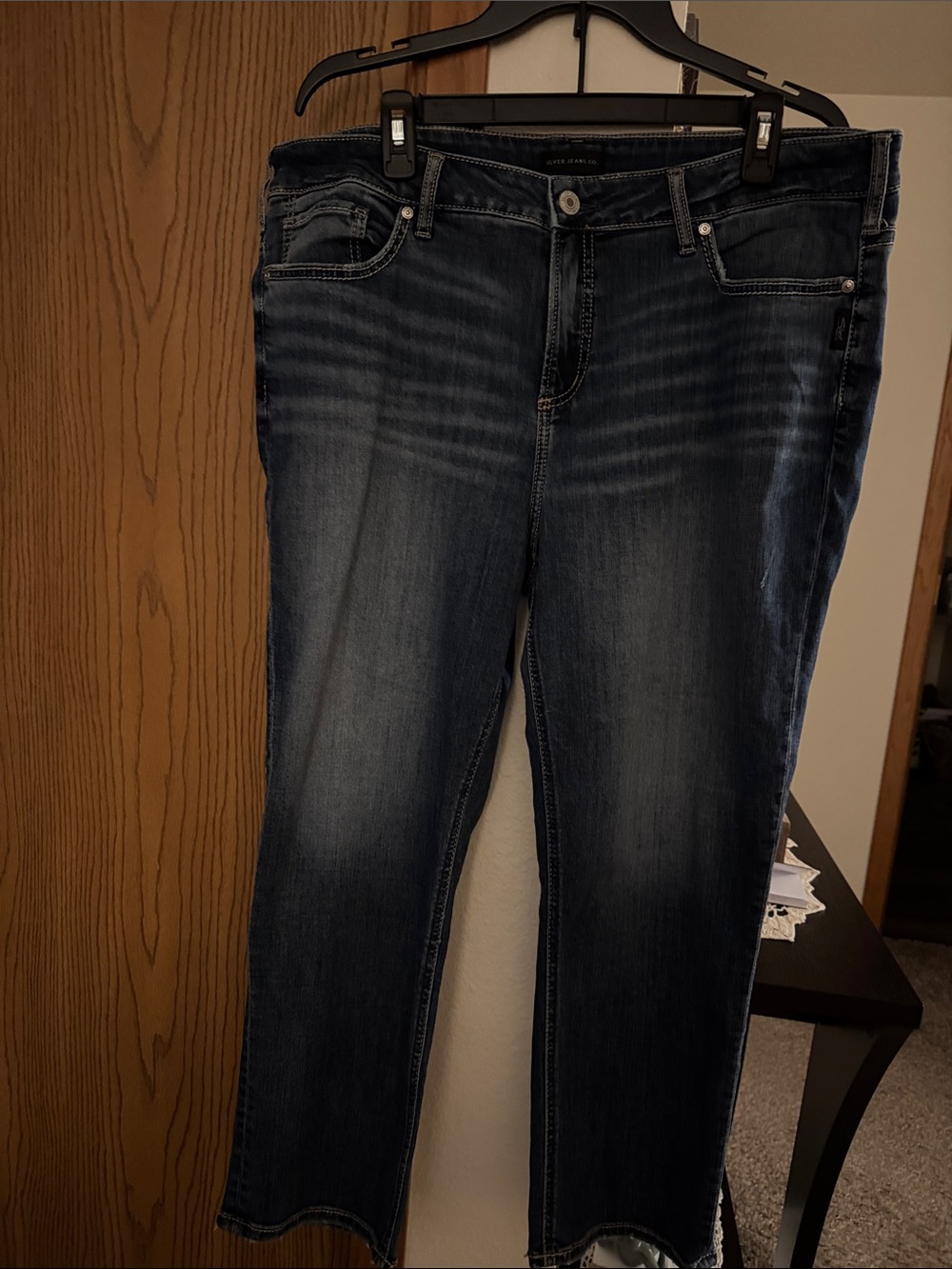 Silver Jeans Dark Blue Straight Leg Women’s Jeans
